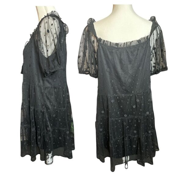 **BOGO** Sheer polka dot Dress by Listicle - Picture 2 of 4